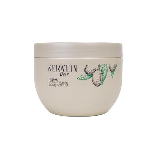 Hair Mask Deep Conditioner Treatment, Keratin Protein, Collagen, Repair & Dry Damaged Hair, All Types, Vitamin (Argan Oil Mask)