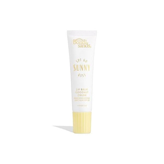 Bondi Sands Sunny Kiss SPF 60 Coconut Crush Lip Balm, Nourishing + Hydrating Broad Spectrum Sunscreen, Long-Lasting Protection, Glossy Finish, 0.3 Oz