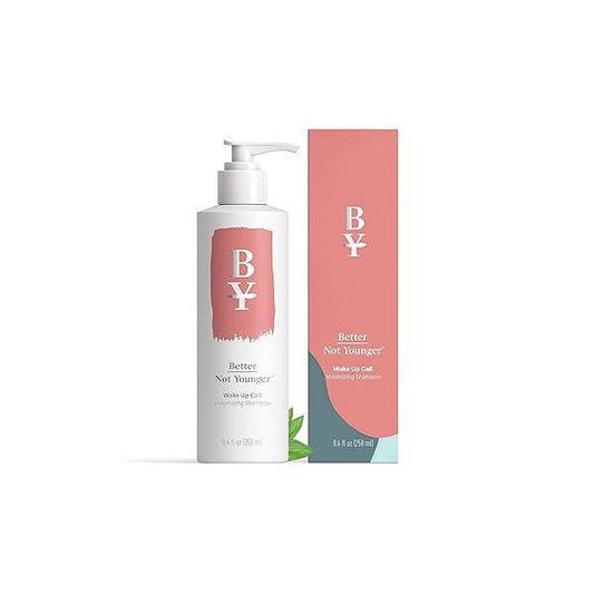 Better Not Younger Wake Up Call Volumizing Shampoo -Designed for Thinning Hair & Women Over 40 - Volumizes, Lifts Nourishes Color-Safe Non-Stripping Thin