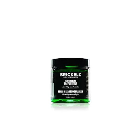Brickell Men's Smooth Brushless Shave Butter for Men, Natural and Organic Shaving to Fight Nicks, Cuts Razor Burn, 5 Ounce, Scented