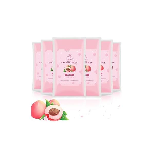 Biutee Paraffin Wax Machine Touchscreen 3500ml Warmer with 4 Pack Lavender 30Min Fast Meltdown Temperature Control Hot Spa Arthritis Bath