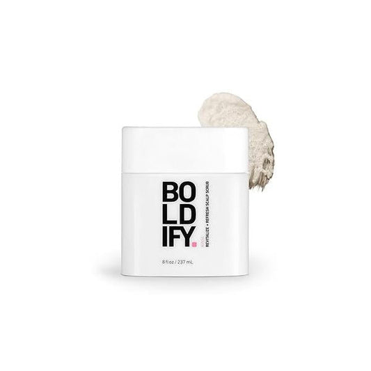 BOLDIFY Sulfate-Free Scalp Scrub - Hair Exfoliating Pre-Wash Treatment Supports Growth and Detox Exfoliator